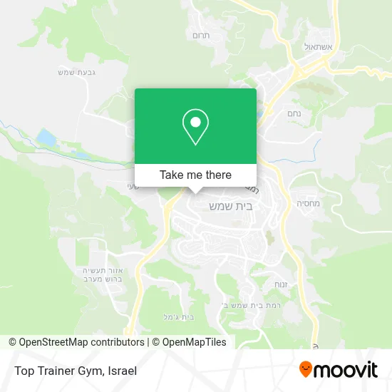 Top Trainer Gym map