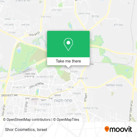 Shor Cosmetics map