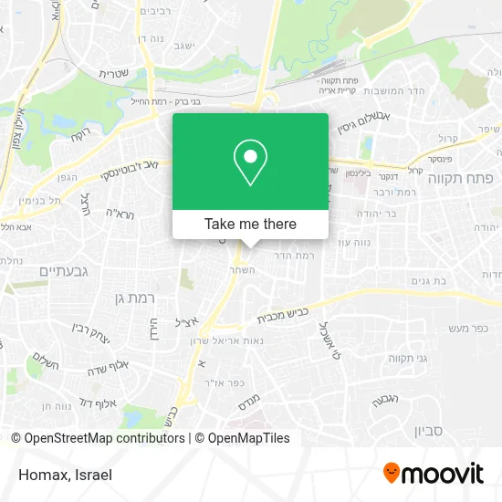 Homax map