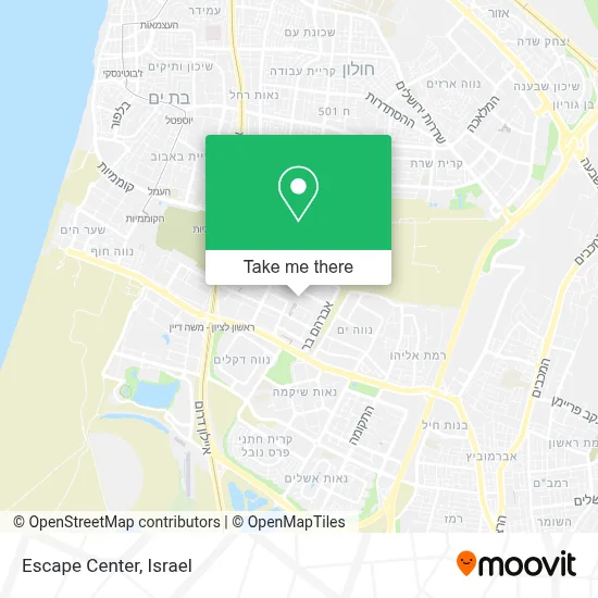 Escape Center map