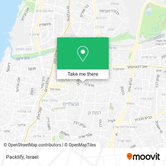 Packlify map