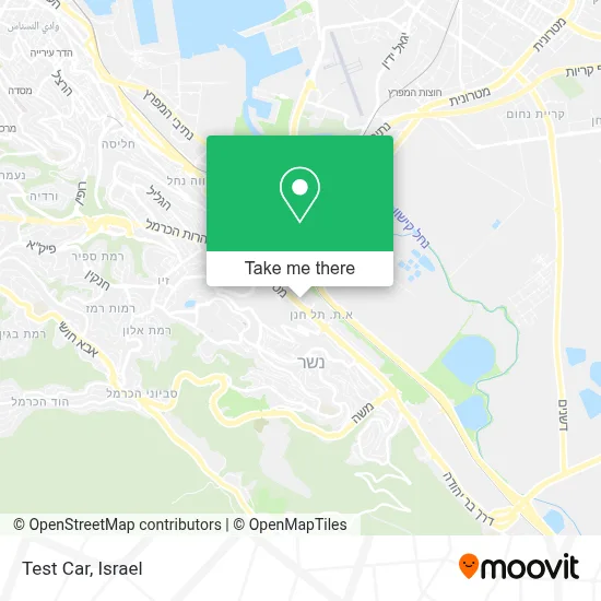 Test Car map