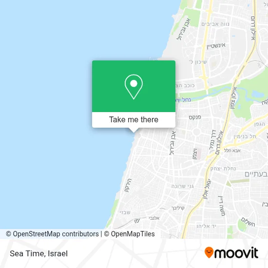 Sea Time map