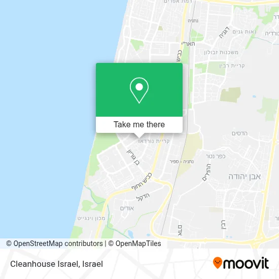 Cleanhouse Israel map