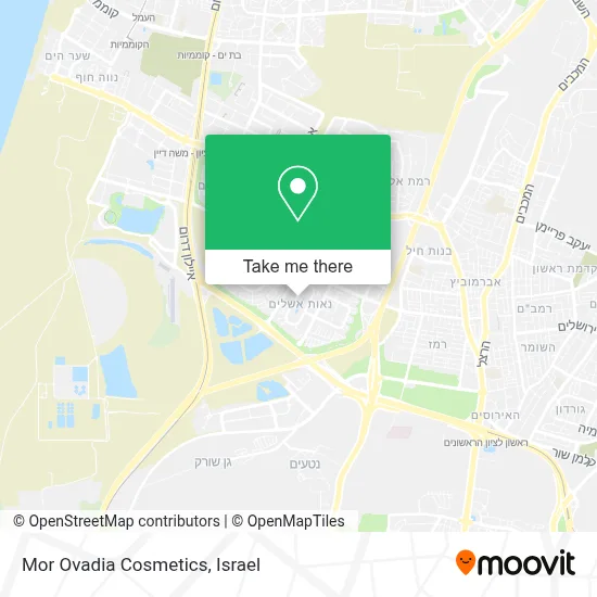 Mor Ovadia Cosmetics map