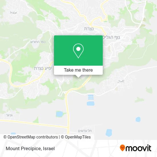 Mount Precipice map