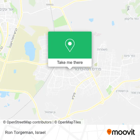 Ron Torgeman map