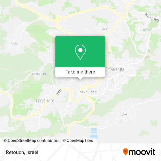 Retouch map