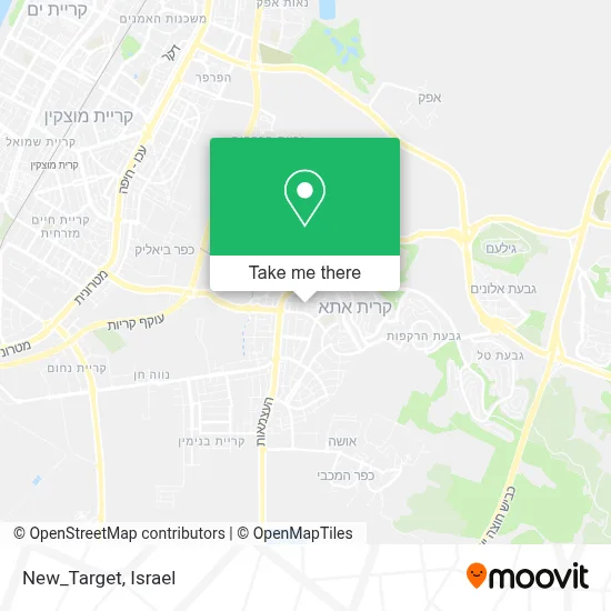 New_Target map