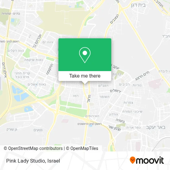 Pink Lady Studio map