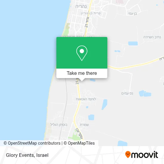 Glory Events map