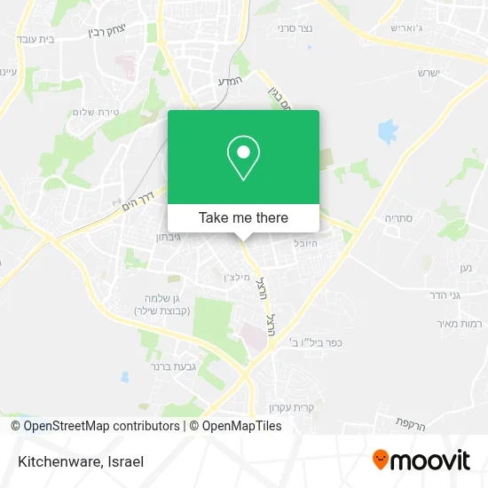 Kitchenware map