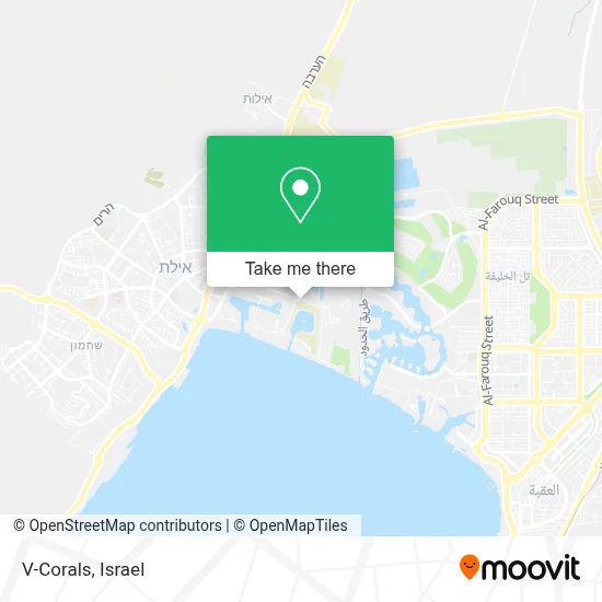 V-Corals map
