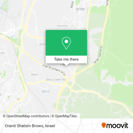 Oranit Shalom Brows map