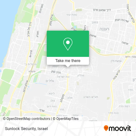 Sunlock Security map