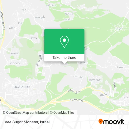 Vee Sugar Monster map