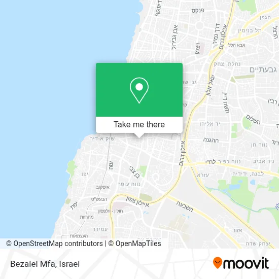 Bezalel Mfa map