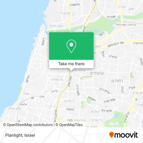 Planlight map