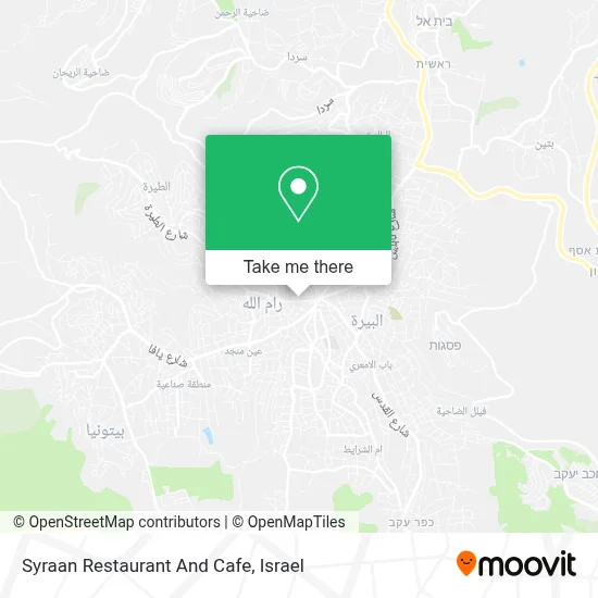 Syraan Restaurant And Cafe map