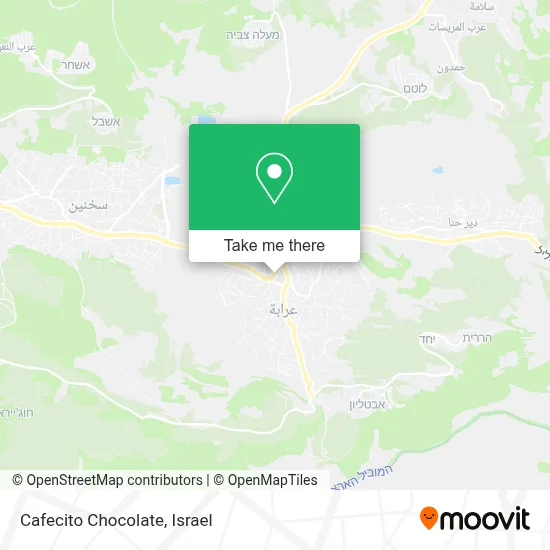 Cafecito Chocolate map