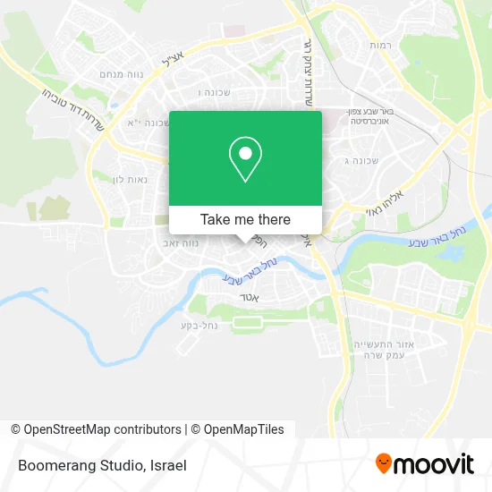 Boomerang Studio map