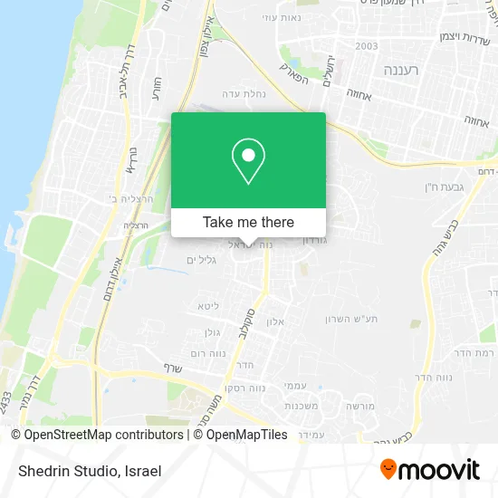 Shedrin Studio map