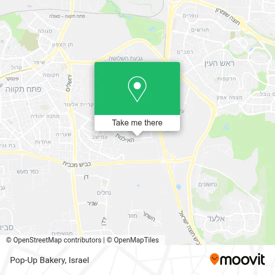 Pop-Up Bakery map