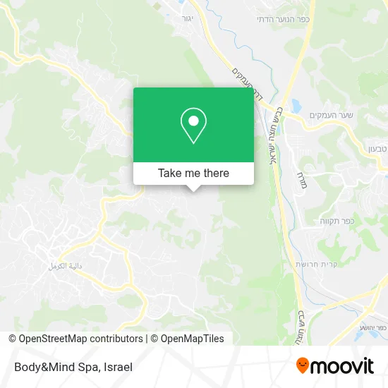 Body&Mind Spa map