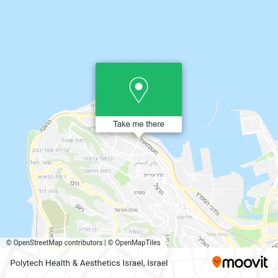 Polytech Health & Aesthetics Israel map
