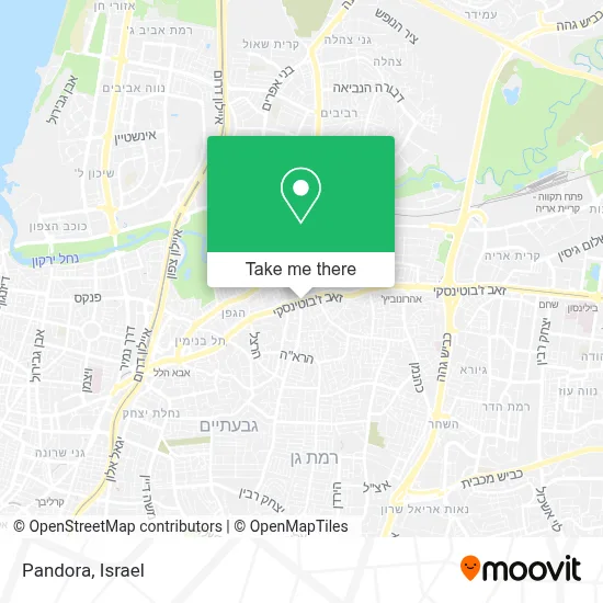 Pandora map