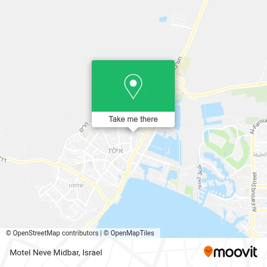 Motel Neve Midbar map