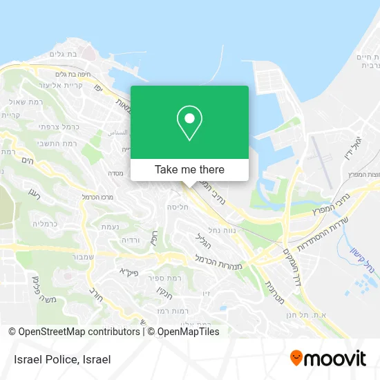Israel Police map