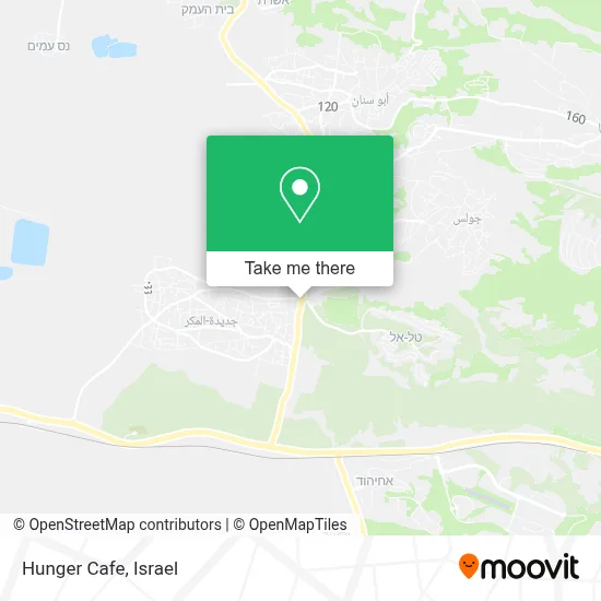 Hunger Cafe map