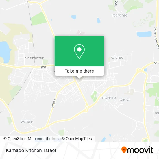 Kamado Kitchen map