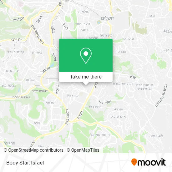 Body Star map