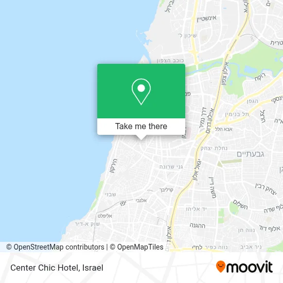 Center Chic Hotel map