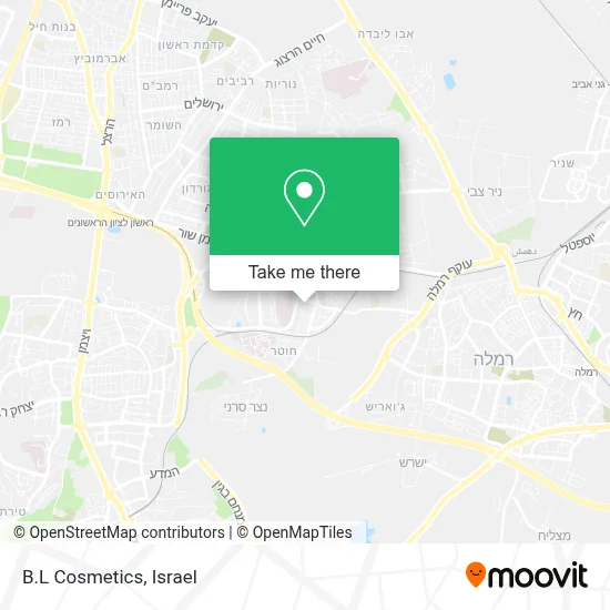 B.L Cosmetics map