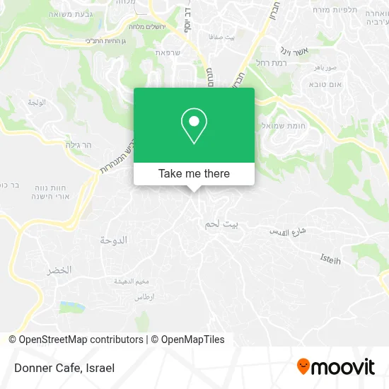 Donner Cafe map