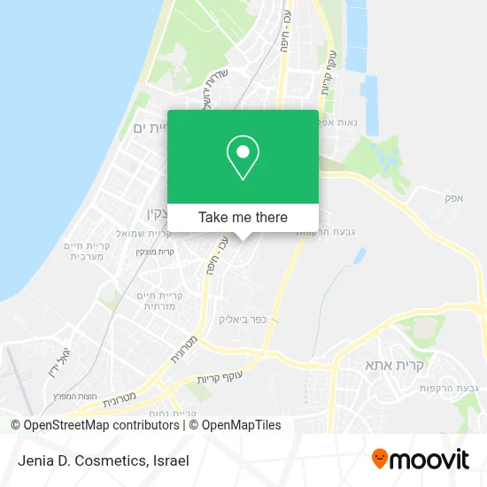 Jenia D. Cosmetics map