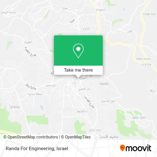 Randa For Engineering map