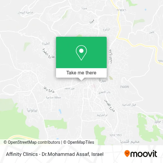 Affinity Clinics - Dr.Mohammad Assaf map