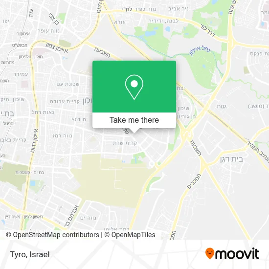Tyro map