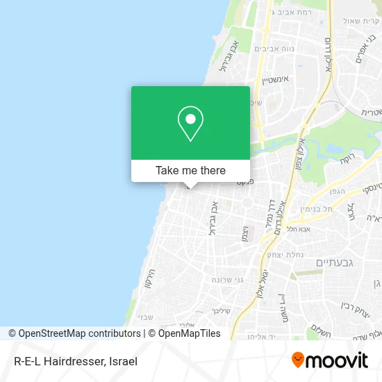 R-E-L Hairdresser map