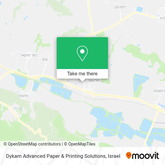 Dykam Advanced Paper & Printing Solutions map