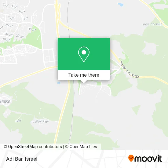 Adi Bar map