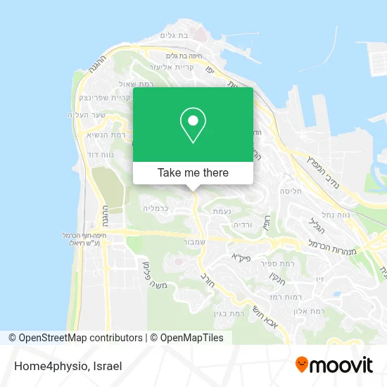 Home4physio map
