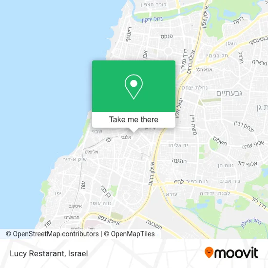 Lucy Restarant map