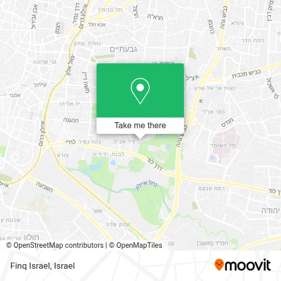 Finq Israel map