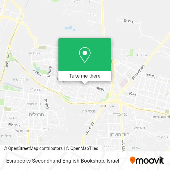 Esrabooks Secondhand English Bookshop map