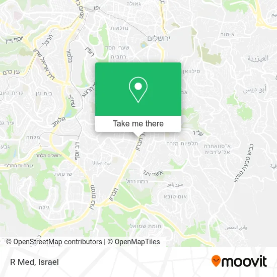 R Med map